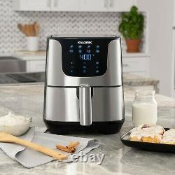 Kalorik 5.3 Quart Air Fryer Pro XL, Stainless Steel