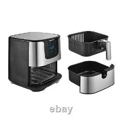 Kalorik 5.3 Quart Air Fryer Pro XL, Stainless Steel