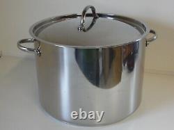 Kenmore 16 Quart tri ply Stock Pot Stainless Steel With Lid