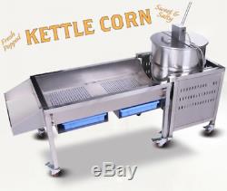 Kettle Corn Popcorn Popper 80 quart (NEW) Stainless Steel Machine