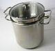 Kirkland Signature 12 Quart Stock Pot With Strainer Steamer & Lid Four Pieces