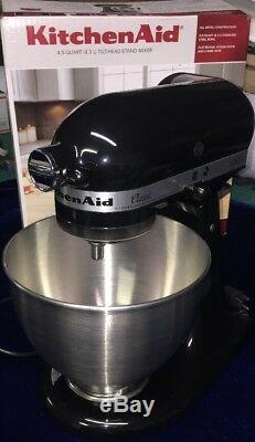 Kitchen Aid K45ssob 4.5-quart Classic Series Standard Mixer Onyx Black Complete