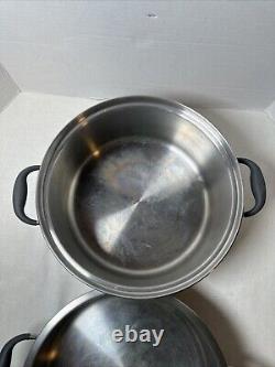 Kitchen Charm 6 Quart Dutch Oven Dome Cover T304 Stainless Steel Royal Prestige