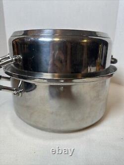 Kitchen Charm 6 Quart Dutch Oven Dome Cover T304 Stainless Steel Royal Prestige