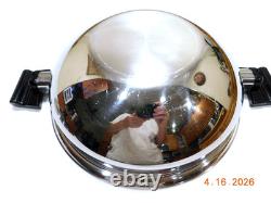 Kitchen Craft Americraft 5 Quart 12 Wok Stainless Steel Waterless USA