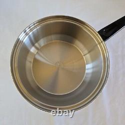 Kitchen Craft West Bend 3 Quart Stainless Steel Sauce Pan withLid MINT