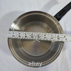 Kitchen Craft West Bend 3 Quart Stainless Steel Sauce Pan withLid MINT