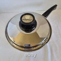 Kitchen Craft West Bend 3 Quart Stainless Steel Sauce Pan withLid MINT