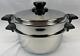 Kitchen Craft West Bend 6 Quart Stockpot With Steamer Stainless Waterless Nice