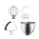 Kitchenaid 3.5-quart Brushed Stainless Steel Bowl + Flex Edge Accessory Pack