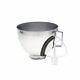 Kitchenaid 4.5-quart Stainless Steel Bowl Withhandle + Flex Edge Beater Fits 4