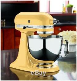 KitchenAid 5-Quart Artisan Tilt-Head Stand Mixer Majestic Yellow