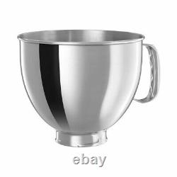 KitchenAid 5-Quart Stainless Steel Bowl + Stainless Steel Pastry Beater Accesso