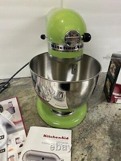 KitchenAid Artisan 5-Quart 325W Stand Mixer 10 Speed Green Apple & Food Grinder