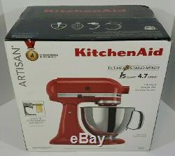 KitchenAid Artisan 5-Quart Stand Mixer KSM150PSER- Empire Red
