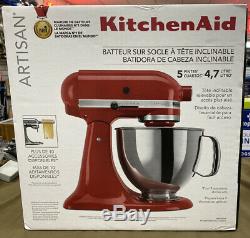 KitchenAid Artisan (KSM150PSER) 5 Quart Tilt-Head Stand Mixer Empire Red