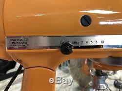 KitchenAid Artisan Mixer ORANGE 5 Quart Model ksm950pstg