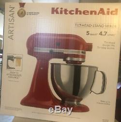 KitchenAid Artisan Series 5 Quart Tilt-Head Stand Mixer Empire Red