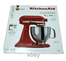 KitchenAid Artisan Series 5 Quart Tilt-Head Stand Mixer Empire Red BRAND NEW