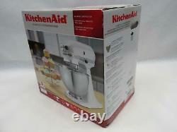 KitchenAid Classic K45SSWH 4.5-Quart Tilt-Head Stand Mixer, White