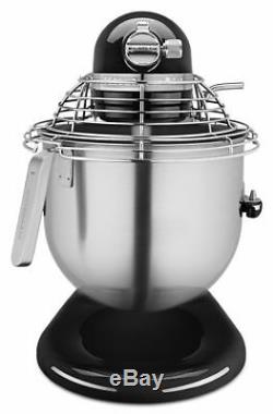 KitchenAid Commercial 8 Quart Bowl-Lift Stand Mixer with Bowl Guard Onyx Black