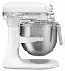 Kitchenaid Commercial 8-quart Bowl-lift Stand Mixer With Bowl Guard White