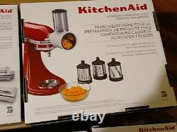 KitchenAid Deluxe 4.5 Quart Mixer Blue with bonus 7 attachments