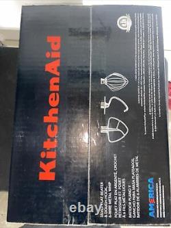 KitchenAid Deluxe 4.5 Quart Tilt-Head Stand Mixer Mineral Water Blue Brand New