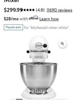 KitchenAid Deluxe Series 4.5 Quart Tilt-Head Stand Mixer silver