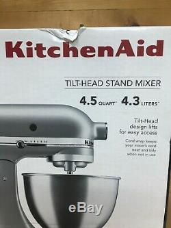 KitchenAid Deluxe Tilt-Head Stand Mixer, 4.5 Quarts, Silver (KSM88SL) SEALED