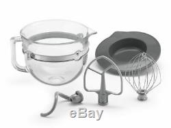 KitchenAid F-Series 6-Quart Glass Bowl Accessory Bundle, KSMF6GB