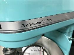 KitchenAid KP25M0XAQ Professional 5 Plus 5 Quart Stand Mixer Aqua Sky New
