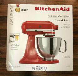 KitchenAid KSM150PSER Artisan 5-Quart Stand Mixer Empire Red