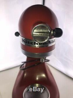 KitchenAid Ksm150PSER 5 Quart Tilt Head Stand Mixer Artisan Empire Red USED