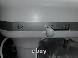 KitchenAid Professional 600 Series 6 Quart Bowl-Lift Stand Mixer White KP26M1XR