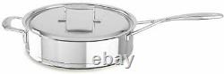 KitchenAid Professional Stainless Steel Seven-Ply 5.0-Quart Low Saute Pan with Lid