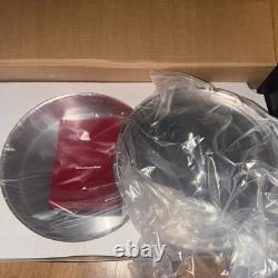 KitchenAid Professional Stainless Steel Seven-Ply 5.0-Quart Low Saute Pan with Lid