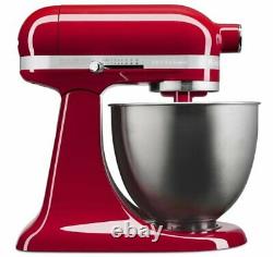 KitchenAid Refurbished 3.5-Quart Artisan Mini Tilt-Head Stand Mixer Empire Red