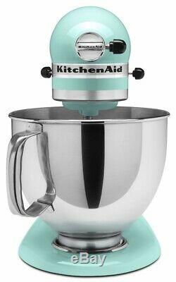 KitchenAid Refurbished 5-Quart Artisan Tilt-Head Stand Mixer Ice Blue