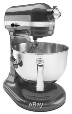 KitchenAid Refurbished 6-Quart Pro 600 Bowl-Lift Stand Mixer Pearl Metallic