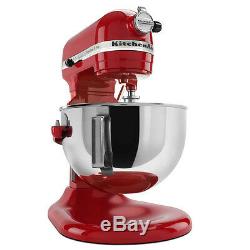 KitchenAid Rkp26m1xCA Professional 600 Stand Mixer 6 quart 10-SP Candy Apple Red