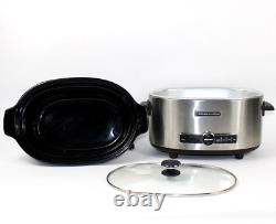KitchenAid Slow Cooker Home Digital 6 Quart Stainless Steel Crock Pot KSC6223SS
