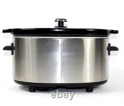 KitchenAid Slow Cooker Home Digital 6 Quart Stainless Steel Crock Pot KSC6223SS