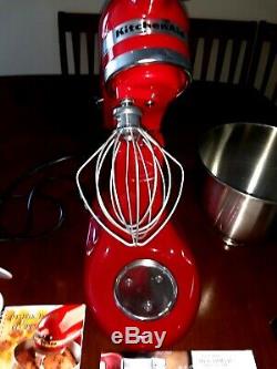 KitchenAid Stand Mixer tilt 5-Quart ksm150pscg Artisan Canopy RED BUNDLE NEW