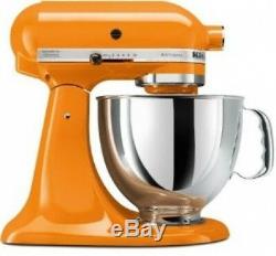 KitchenAid Stand Mixer tilt 5-Quart ksm150pstg Artisan 10-sp Tangerine Orange