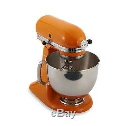 KitchenAid Tangerine Artisan 5 Quart Tilt-Head Stand Mixer KSM150PSTG new Mixer