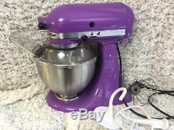 Kitchenaid Artisan 5 Quart Stand Mixer Grape Purple Color