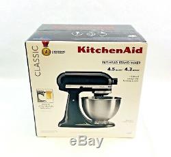 Kitchenaid Classic Series K45SSOB 4.5-Quart Tilt Head Stand Mixer Onyx Black