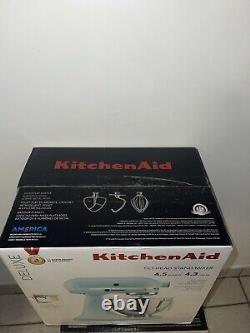 Kitchenaid Deluxe 4.5 Quart Tilt-head Stand Mixer Mineral Water Blue Ksm97mi Nb