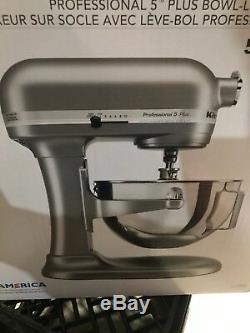 Kitchenaid Pro 5 Plus Bow Lift Stand Mixer 5 Quart 4.7 Lt Silver Kv25goxsl New